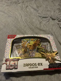 Pokemon TCG Scarlet & Violet 151 Zapdos EX Collection Box Sealed NEW - Image 1