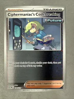 Pokemon TCG * SV Prismatic Evolutions * 104/131 Ciphermaniac's Codebreaking RH - Image 1