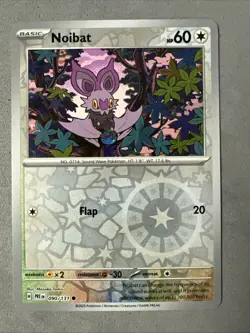 Pokemon TCG * SV Prismatic Evolutions * 090/131 Noibat C REVERSE HOLO * FRESH PK - Image 1