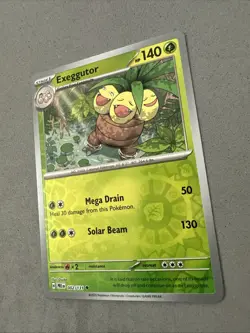 Pokemon TCG * SV Prismatic Evolutions * 2/131 Exeggutor U REVERSE HOLO* FRESH PK - Image 2