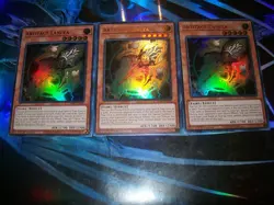 3x Artifact Lancea 1st Edition Ultra Rare RA01-EN006 Yu-Gi-Oh! - Image 1