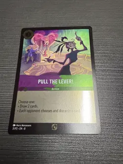 ✨Disney Lorcana- Reign of Jafar - Pull the Lever - Foil Promo Card 31/P2 - Image 1