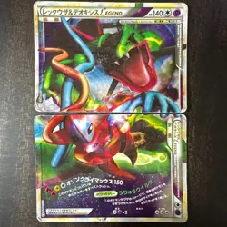 Rayquaza & Deoxys LEGEND 1st ED 074/080 075/080 Holo Japanese Pokemon Card - Image 1