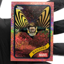 Marvel Card Banshee 38 Rose Gold /40 Mini Diamond Topps Chrome 2025 [NM] - Image 2