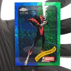 Marvel Card Nightcrawler 178 Blue Green Shimmer /199 Topps Chrome 2025 [NM] - Image 2