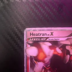 2008 POKEMON DIAMOND PEARL STORMFRONT HEATRAN LV.X RARE HOLO TCG CARD 97/100 - Image 2