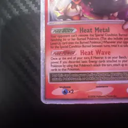 2008 POKEMON DIAMOND PEARL STORMFRONT HEATRAN LV.X RARE HOLO TCG CARD 97/100 - Image 3