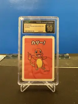 CGC 10 Pristine Charmander Old Maid 2019 Japanese Pokemon Card Original Starter - Image 3
