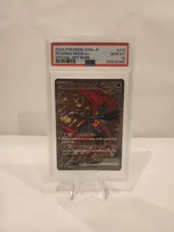 PSA 10 ROARING MOON ex SAR 218/187 SV8a Terastal Festival Pokemon Card JP 2024 - Image 1