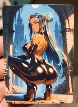 Nessa - Pokemon - Goddess - DIY - Full Art - Glossy - Photo Art Card - Image 1