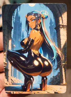 Nessa - Pokemon - Goddess - DIY - Full Art - Glossy - Photo Art Card - Image 2