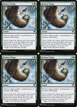 4x MTG 2021 BROKEN WINGS - INSTANT - MAGIC CARD x4 copies - Image 1