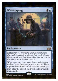 MTG - #65 Wiretapping - Streets of New Capenna - Image 1