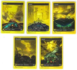 FOIL Full Art Land Set - Driver's Seat - First Place Aetherdrift - Magic MTG - Image 1