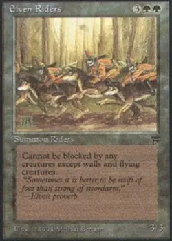 1 x Elven Riders - Legends - NM-Mint - MTG - Image 1