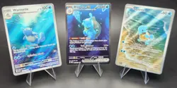 Pokemon 151 English Blastoise ex 202 Wartortle 171 Squirtle 170 evolution line - Image 1