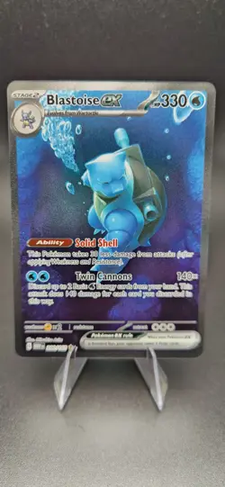 Pokemon 151 English Blastoise ex 202 Wartortle 171 Squirtle 170 evolution line - Image 2