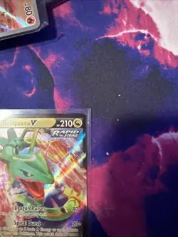 Pokemon TCG Rayquaza V SWSH147 Black Star Promo Ultra Rare Holo Card - Image 2
