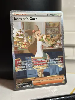 Pokemon Jasmine's Gaze 245/191 Surging Sparks Special Illustration Rare Holo NM - Image 2