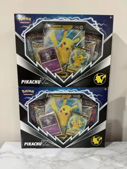 Pokemon TCG: 2x Hoopa V Box & 2x Pokemon Pikachu V box - New and Sealed - Image 2