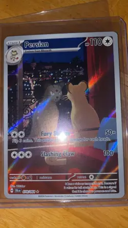 2024 Pokemon PERSIAN #078/064 Shrouded Fable Illustration Rare English - Image 1