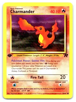 Charmander Pokemon Common Team Rocket 50/82 - Image 1