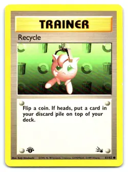 Recycle Pokemon Common Fossil 61/62 - Image 1