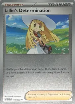 Pokemon Mega Evolution Me01: Lillie’s Determination (Reverse Holo) #119/132 - NM - Image 1