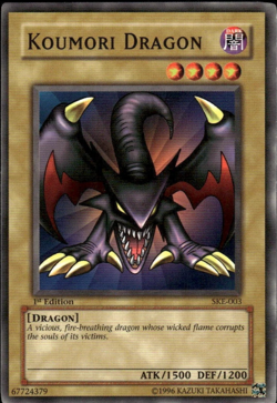 Koumori Dragon - 1st Edition COMMON SDK-006 YuGiOh TCG Card - Image 1