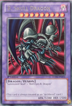 B. Skull Dragon - LCJW EN054 - Rare 1st Edition Yugioh! TCG Card - Image 1