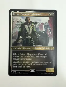 Jirina Dauntless General Etched Foil MTG Magic the Gathering Card NM Mint MAT - Image 1