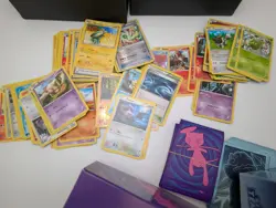 Lot of Random Pokemon TCG Cards Various Sets Sleeves , Dice, - Image 2