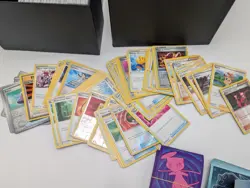 Lot of Random Pokemon TCG Cards Various Sets Sleeves , Dice, - Image 3
