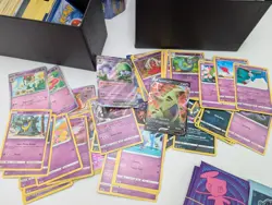 Lot of Random Pokemon TCG Cards Various Sets Sleeves , Dice, - Image 4
