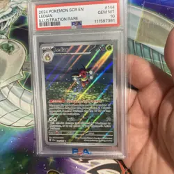 2024 Pokemon Ledian Illustration Rare Card PSA 10 Gem Mint - Image 1