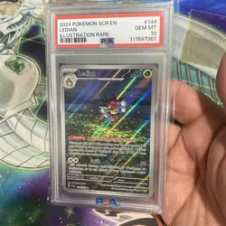 2024 Pokemon Ledian Illustration Rare Card PSA 10 Gem Mint - Image 2