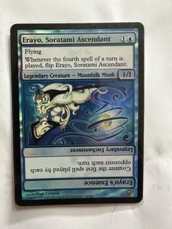 Erayo, Soratami Ascendant Saviors of Kamigawa Blue Rare Magic Card FOIL NM - Image 2