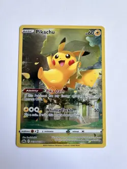 Pikachu Crown Zenith Galarian Gallery Holo Rare Card GG30/GG70 NEW PACK FRESH - Image 1
