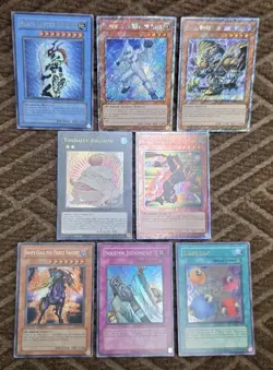 Yu-Gi-Oh 8 Card Lot Cards Old Banger Cards No Reserve Auction Yugioh Look - Image 1