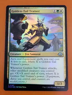 1x Golden-Tail Trainer | FOIL | Modern Horizons 3 | MTG Magic Cards - Image 1