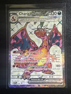 Pokemon TCG Charizard EX SVP056 Black Star Holo Promo Card NM/M Condition - Image 1