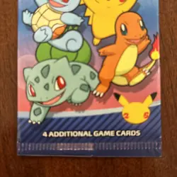 2021 McDonalds 25th Anniversary Sealed 4 Card Promo Pack - Image 4