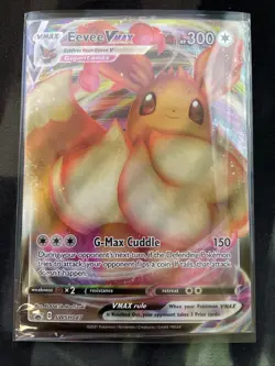 Eevee VMAX SWSH087 SWSH: Sword & Shield Promo Cards Holo Full Art Gen1 - Image 1