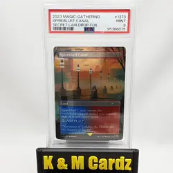 MTG - Secret Lair - Spirebluff Canal - Foil - Borderless - Graded PSA 9 - Image 1