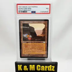 MTG - Weatherlight - Gemstone Mine - Graded - PSA 7 - Vintage - Image 1