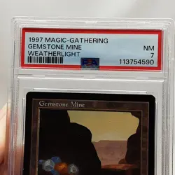 MTG - Weatherlight - Gemstone Mine - Graded - PSA 7 - Vintage - Image 4
