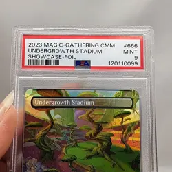 MTG - Commander Masters - Undergrowth Stadium - Foil - Showcase - Graded - PSA 9 - Image 3