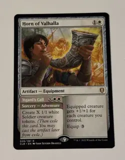 MTG - Horn of Valhalla - Commander Legends: Battle for Baldur's Gate NM - Image 1