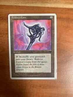 x1 MTG Feldon's Cane LP (97/125) Chronicles Magic the Gathering - Image 1