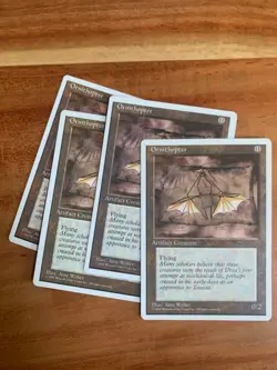 x4 MTG Ornithopter (LP) Fourth Edition 4ED Magic the Gathering PLAYSET - Image 1